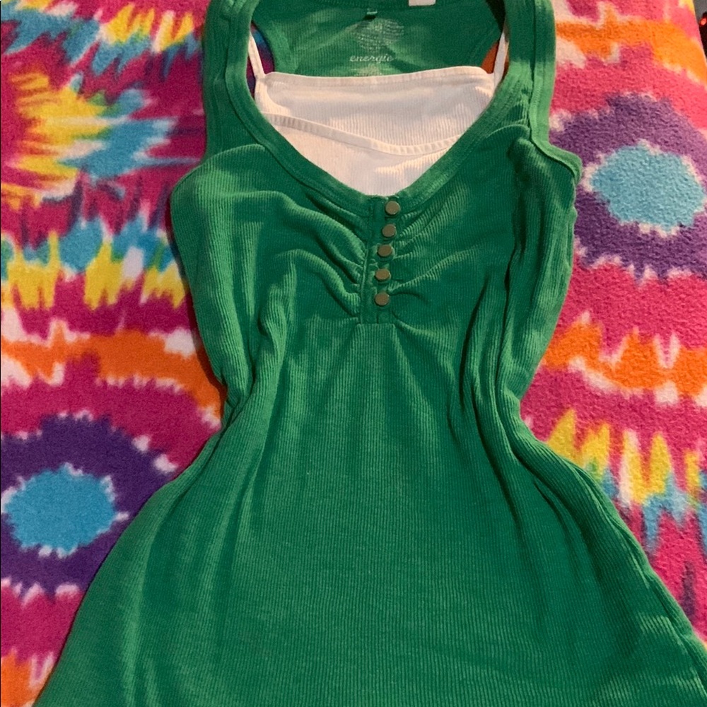Energie Green Tank Top